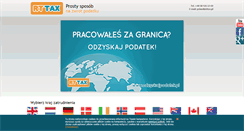 Desktop Screenshot of odzyskajpodatek.pl